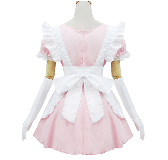 Pink Kawaii Japanese Maid Dress
