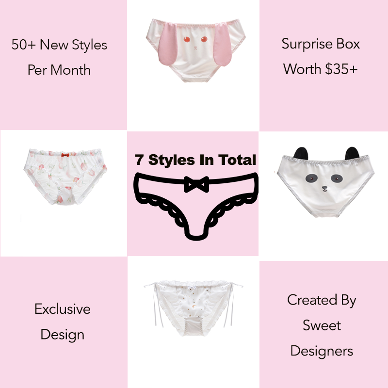 Panty Surprise Box - $19 Get 7 Different Styles