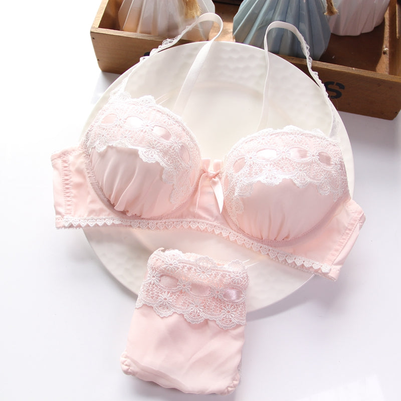 Ruffle Blossom Sweetie Little Flower Bras And Panty Set – Sofyee
