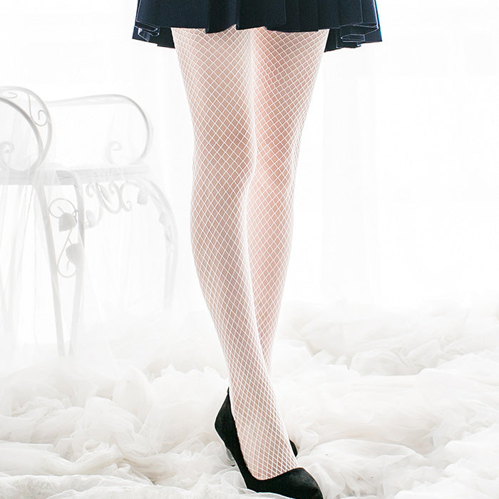 Sexy Amine School Girl Kawaii Fishnet Stockings