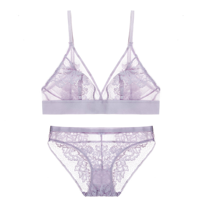 Sheer Mesh Lace Bra & Panty Sets – Sofyee