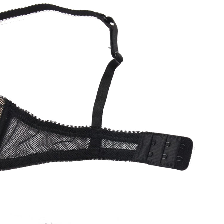 Flower Overlaid Demi Bra