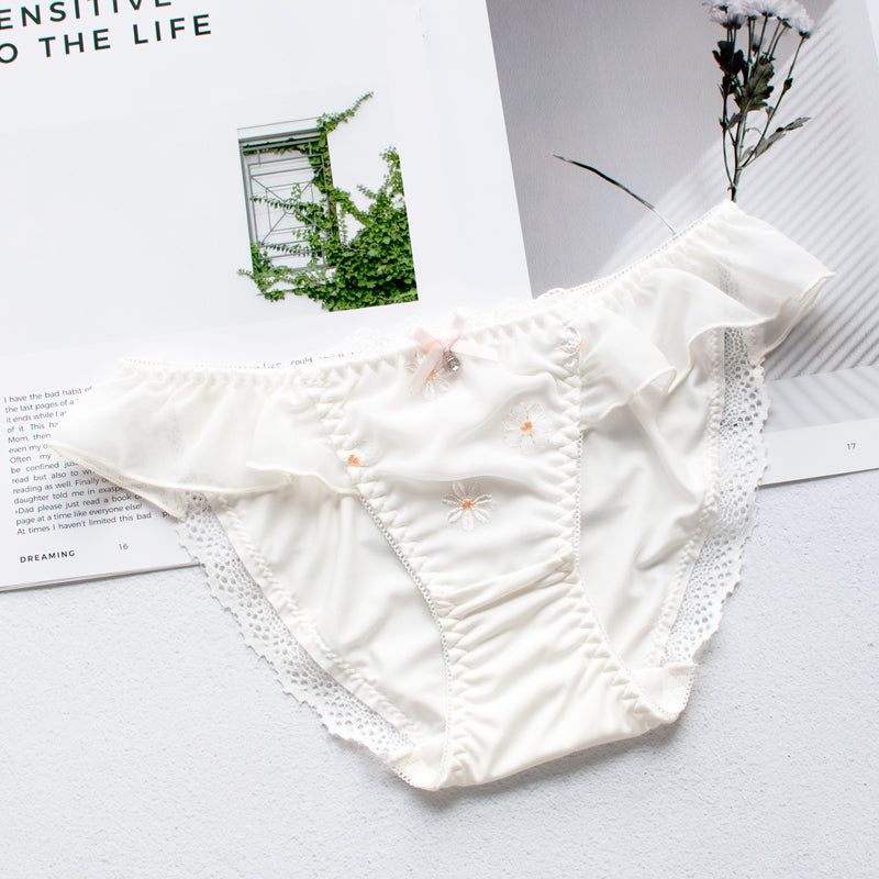 Rüschen Rüschen Spitze Blume Sweetie Kawaii Candy Color Höschen