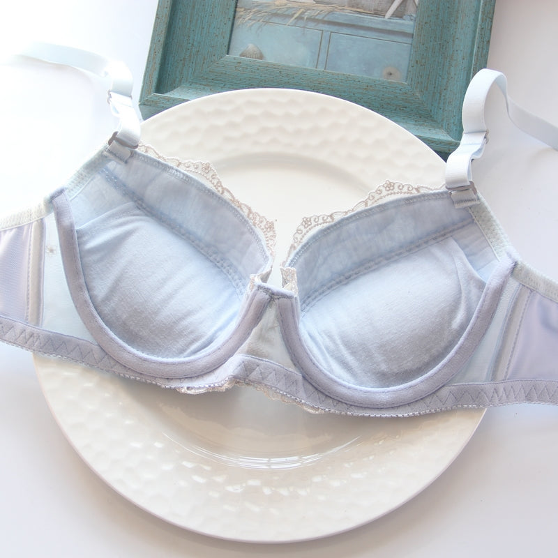 Dot Flower White Lace To Love Süßes, süßes BH- und Höschenset