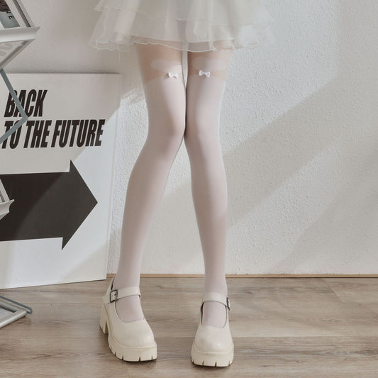 Lolita Lace Bow Anime Japanese Stockings