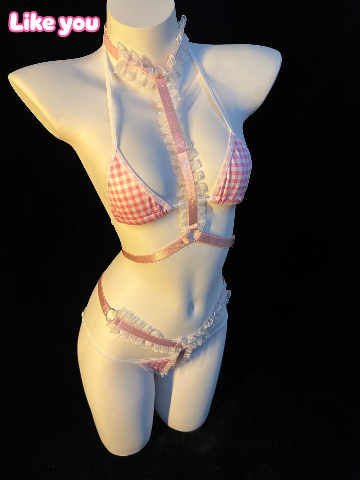 Kawaii Kuh Anime Micro Bikini Set 