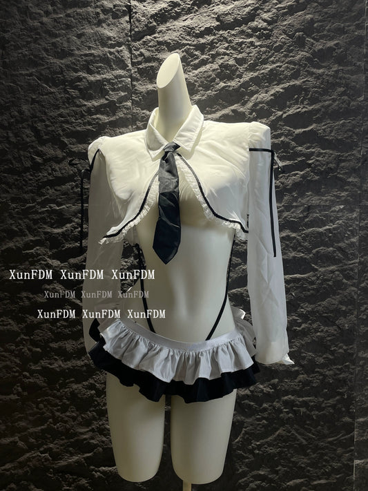 Japanse School Girl Uniform With Tie