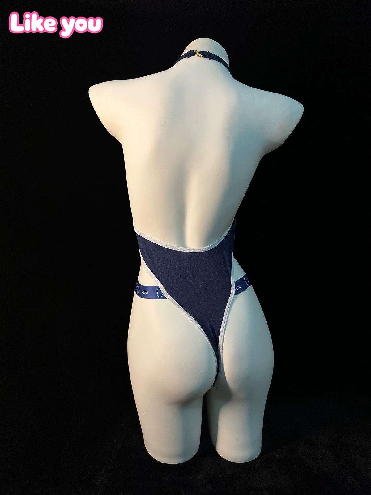 Sexy Schulmädchen-Set mit offenen Körbchen 
