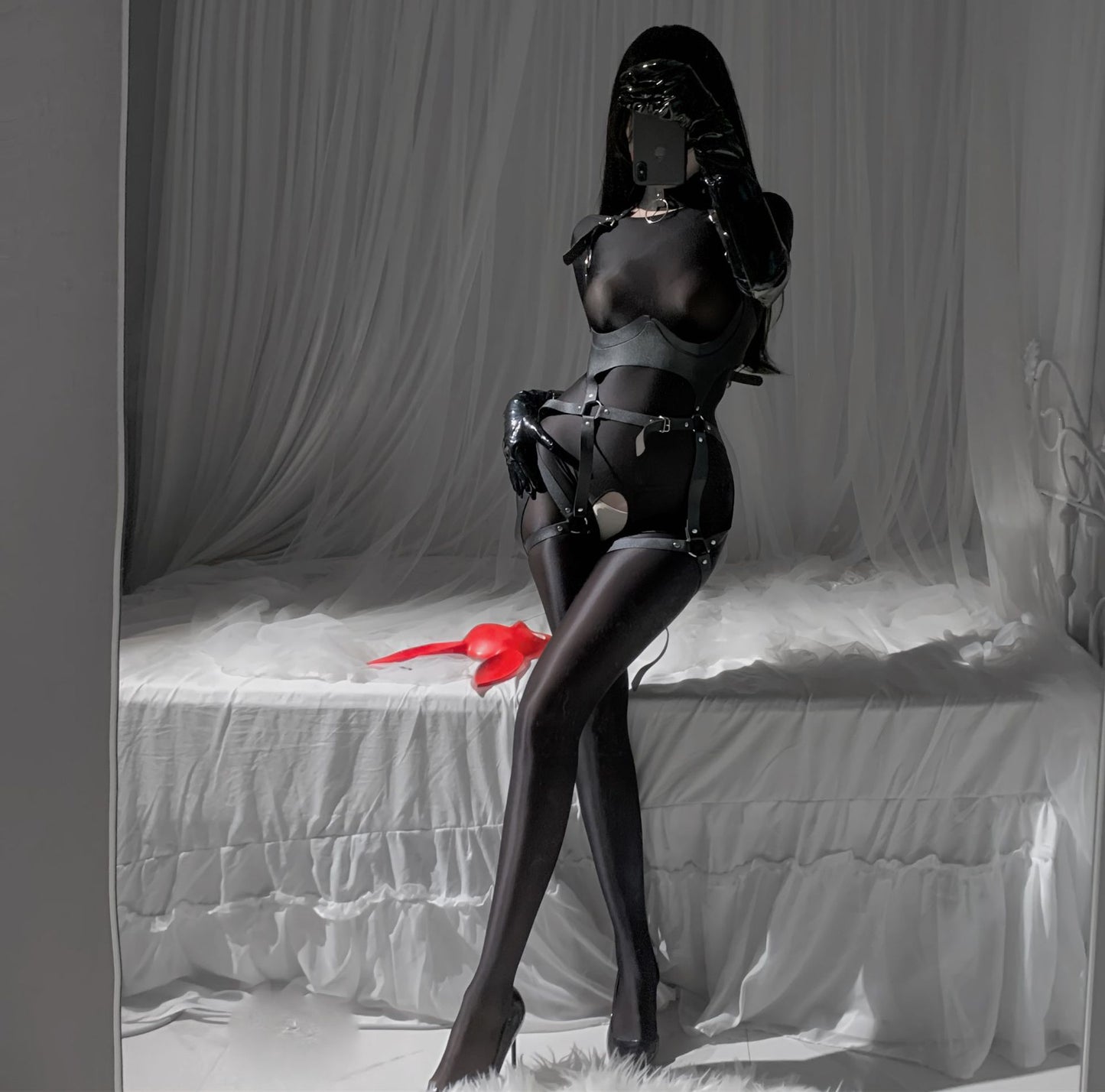 Bondage Bodystocking Set
