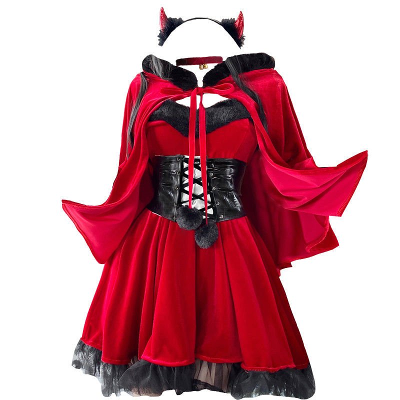 Halloween  Kawaii Devil Girl Set