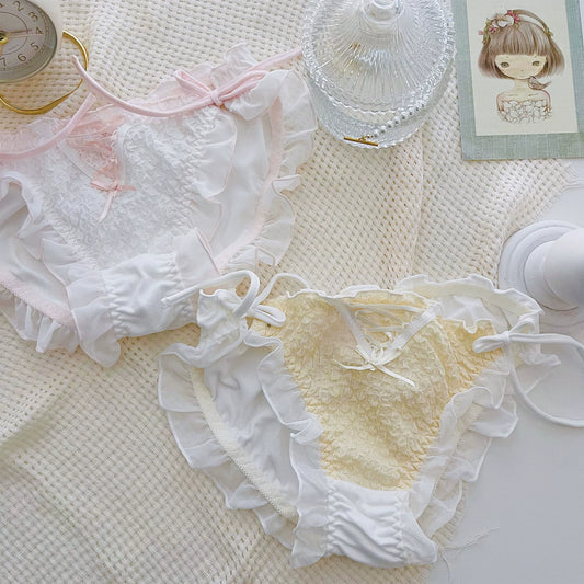 Kawaii Lace Up Panty Set