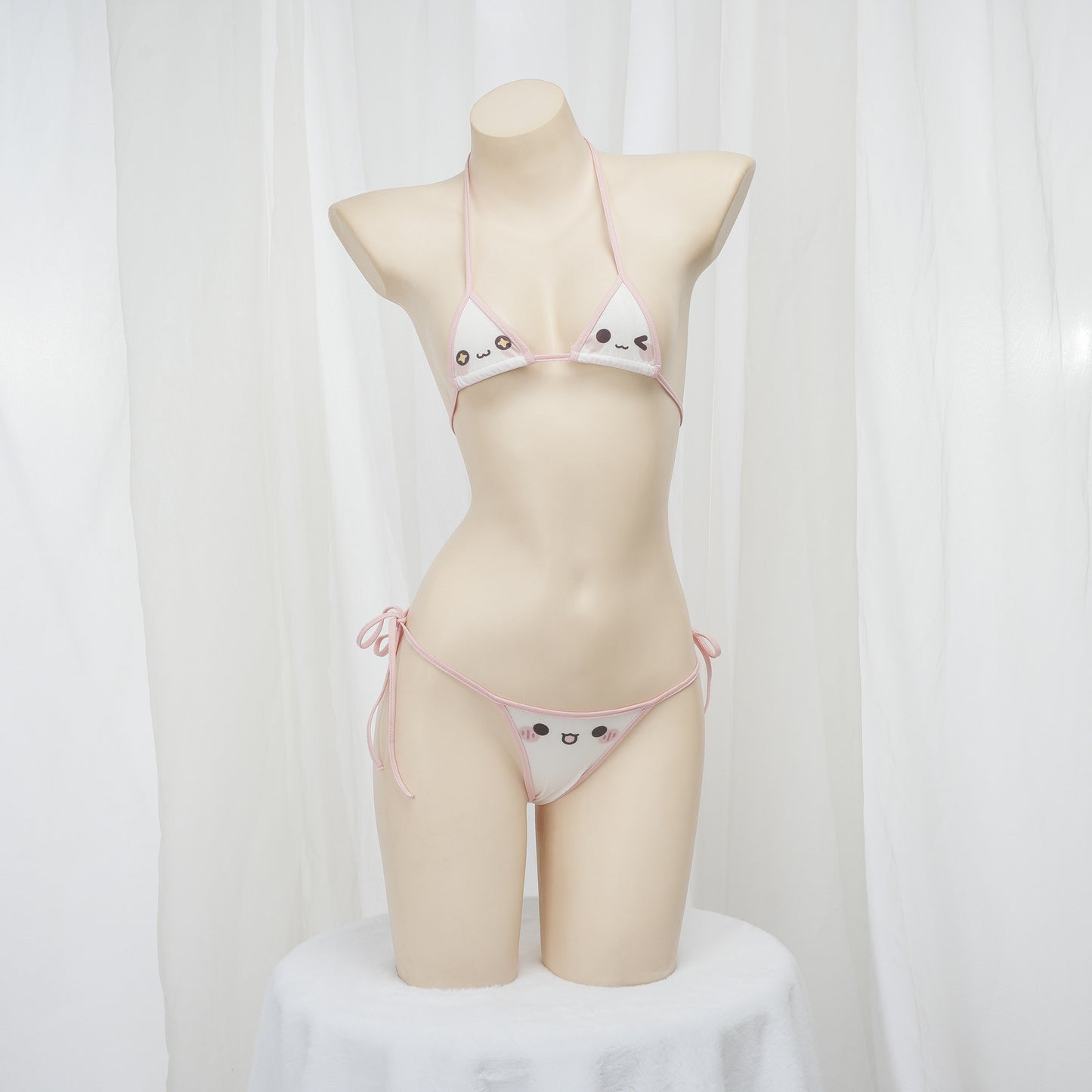 Japanese Kawaii Emoji Micro Bikini Set