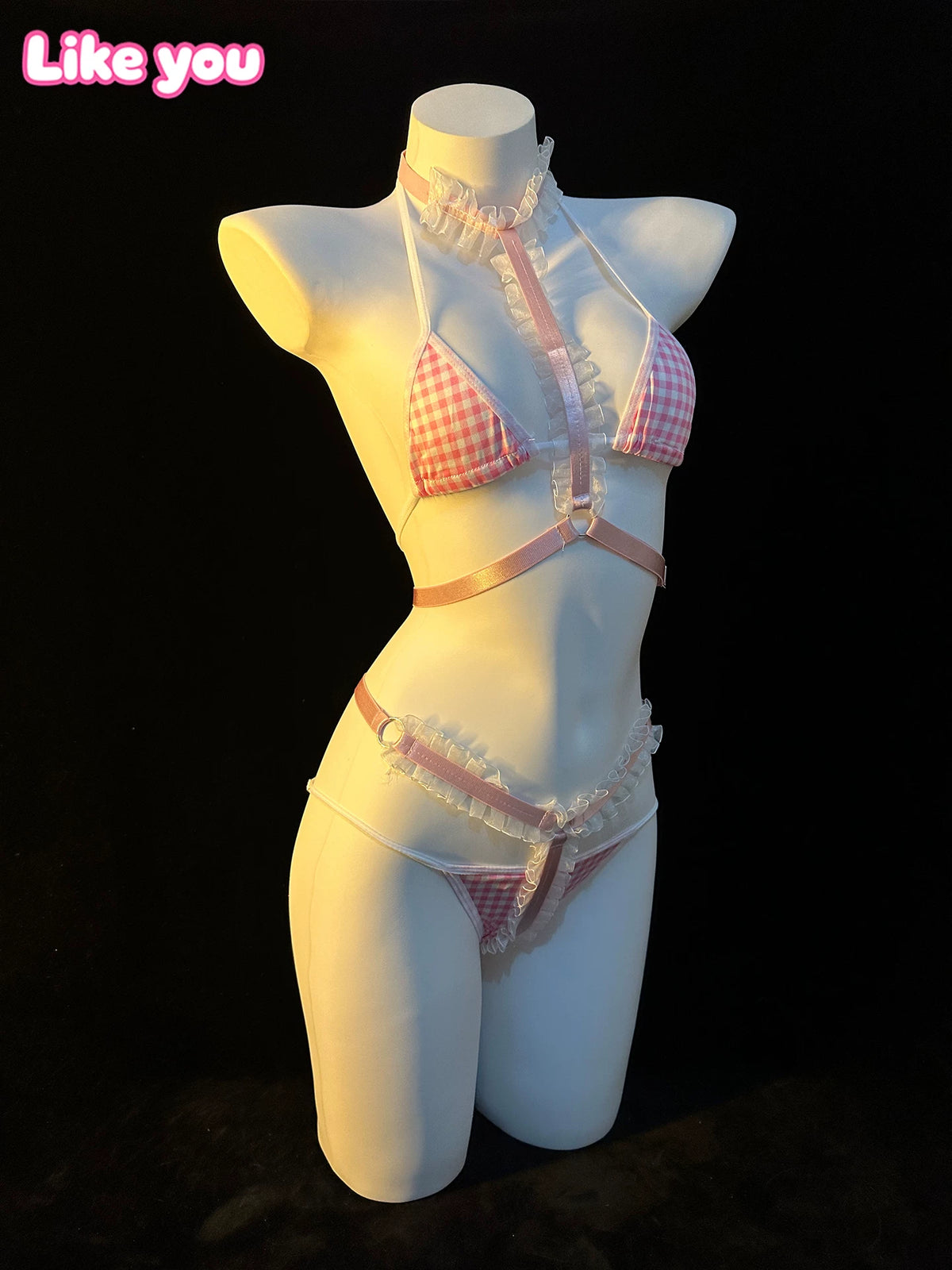 Kawaii Kuh Anime Micro Bikini Set 