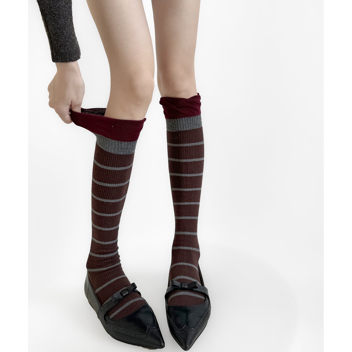 かわいいハートタイツ