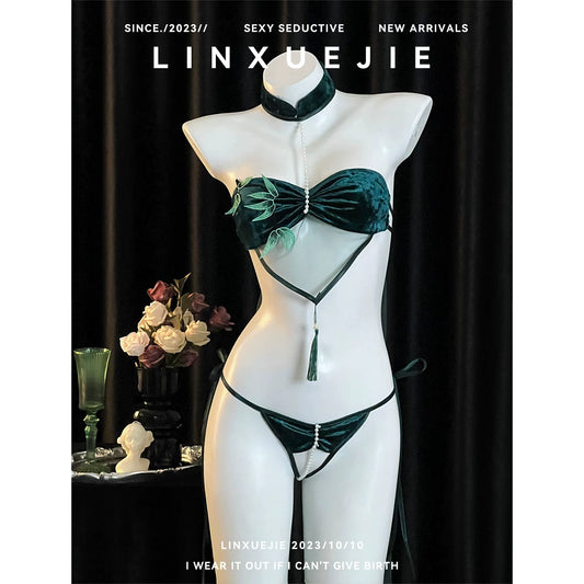 Retro Chinese Cheongsam Bikini