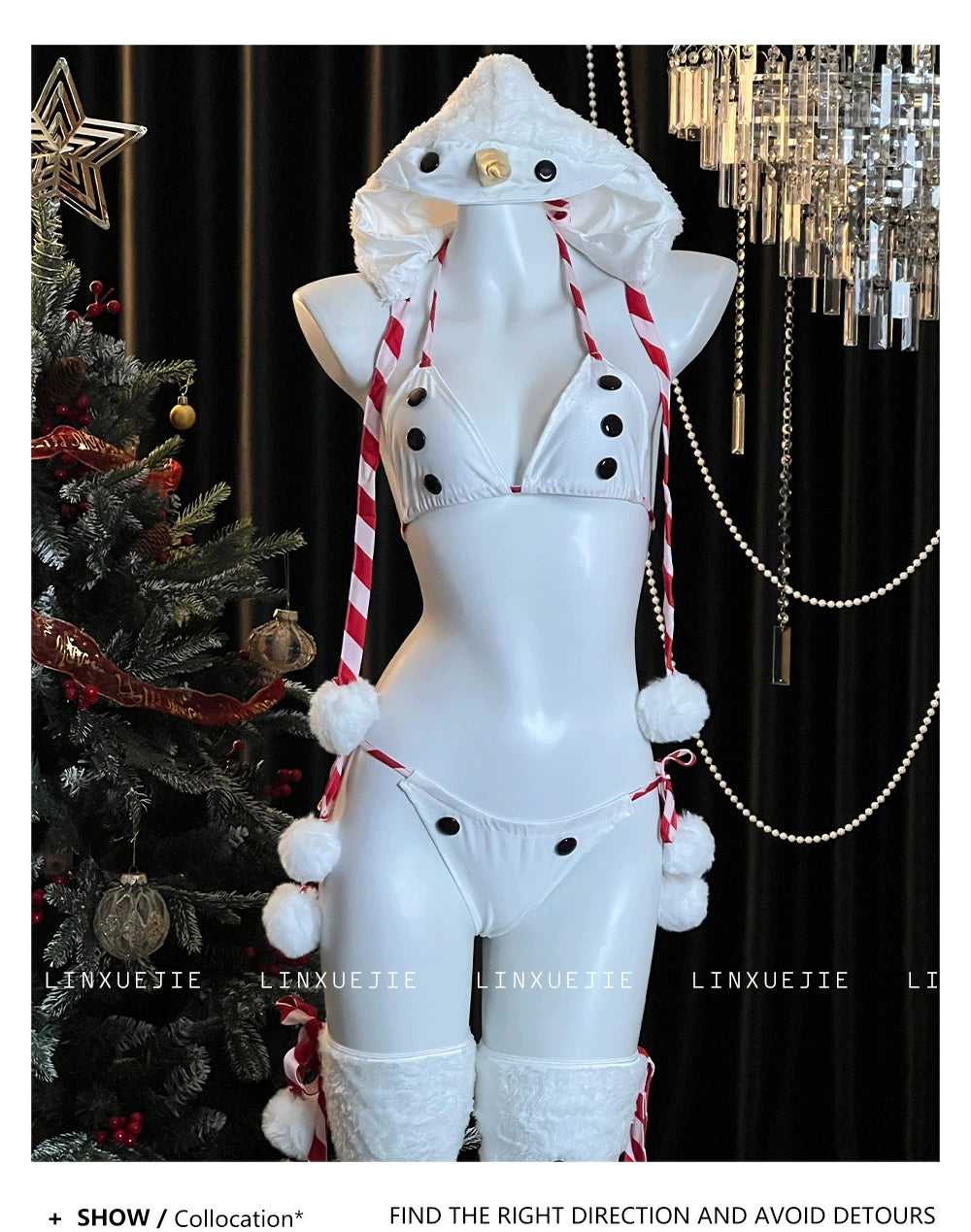 Xmas Snow Girl Bikini Set