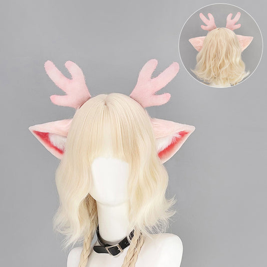 Pink Xmas Ear Deer Ears