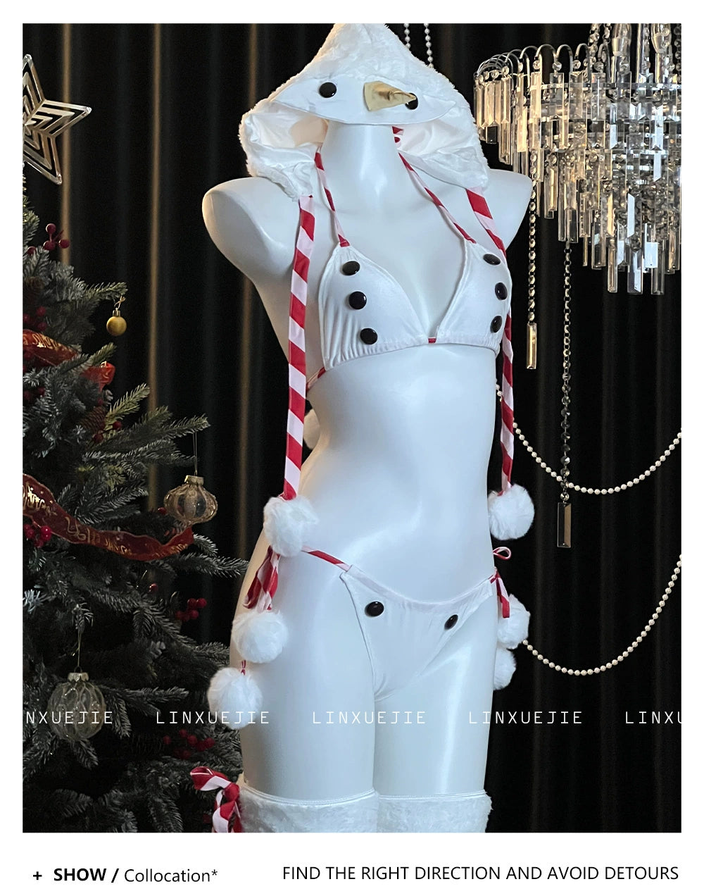 Xmas Snow Girl Bikini Set