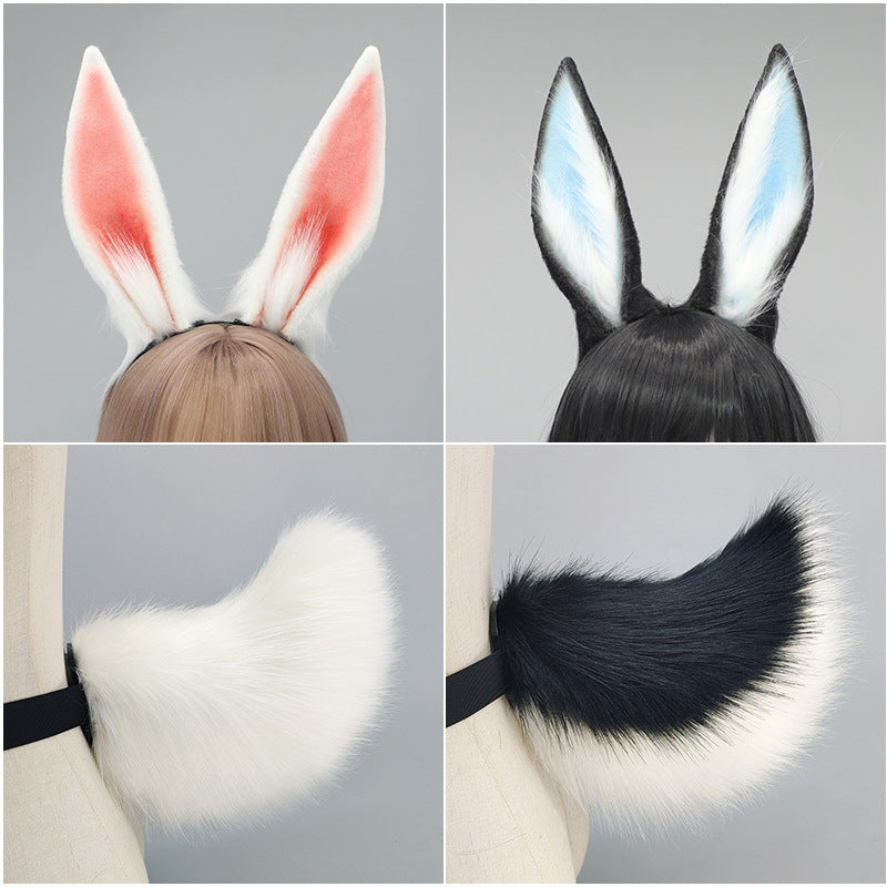 Kawaii Anime Pet Bunny Ears Tail Set