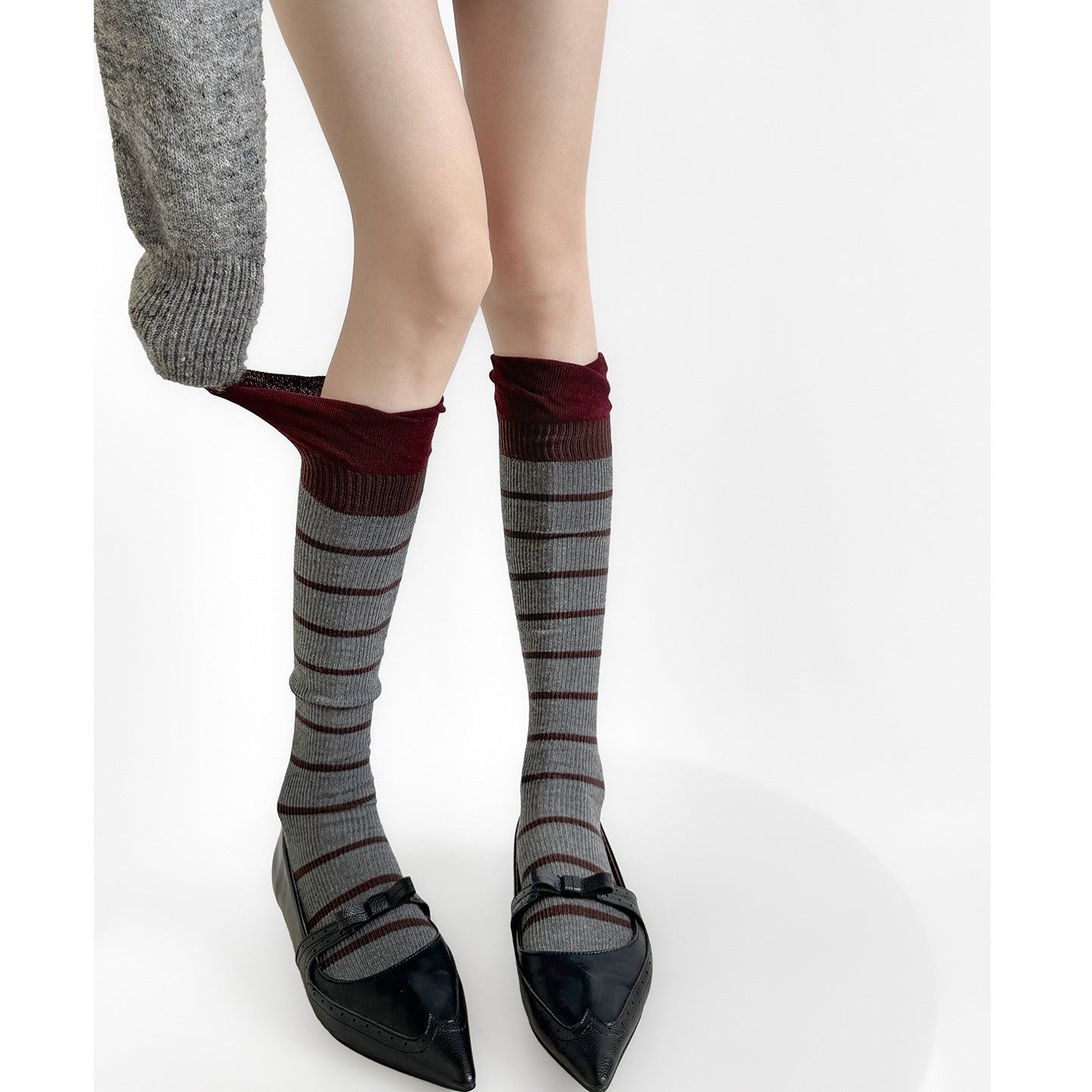 かわいいハートタイツ