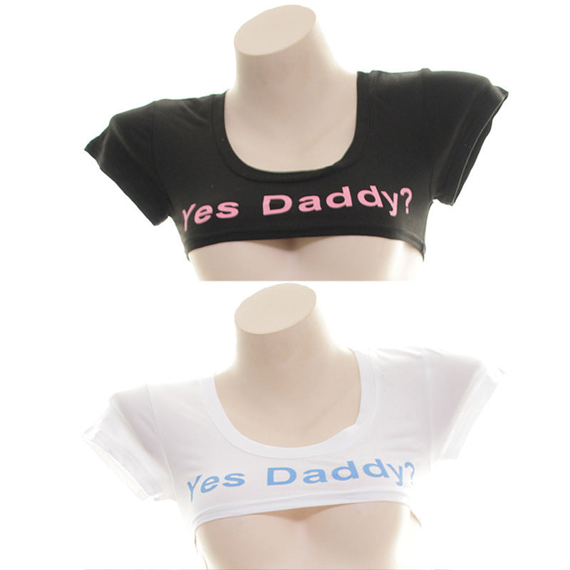 Yes Daddy! Japanese Sexy School Girl Cropped Top