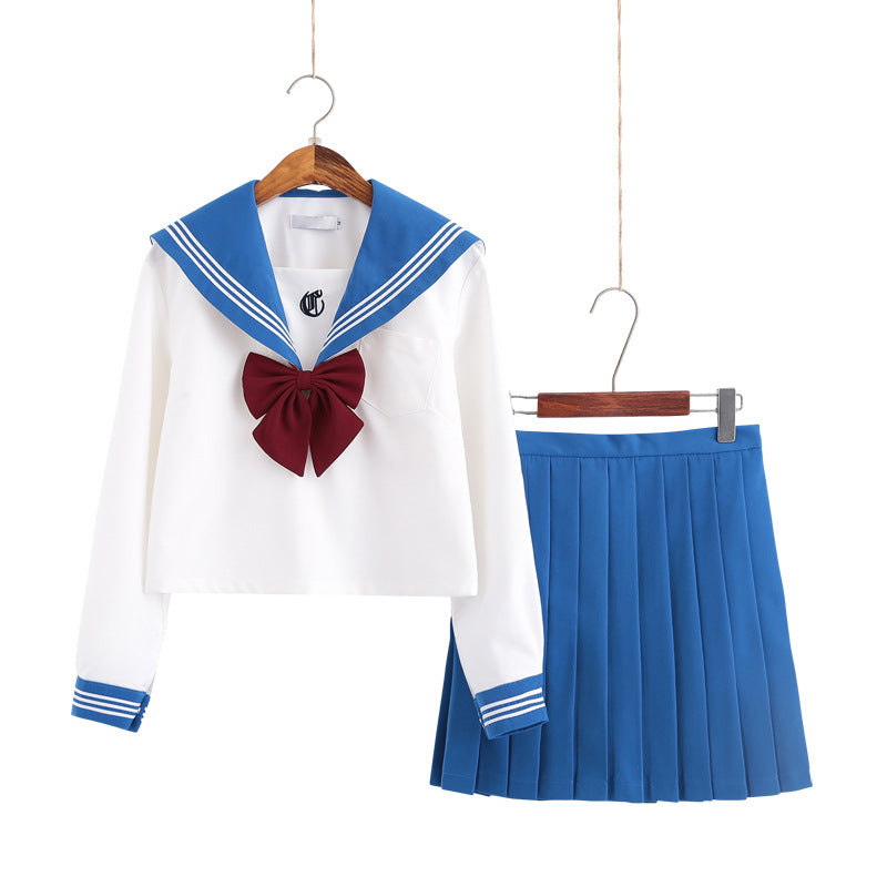 Japanischer süßer JK-Uniform-Anzug im College-Stil 
