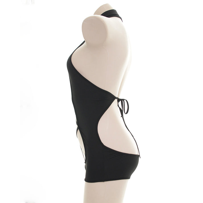 Sexy Amine School Girl Kawaii Stripped Heart Cat Keyhole Lingerie – Sofyee