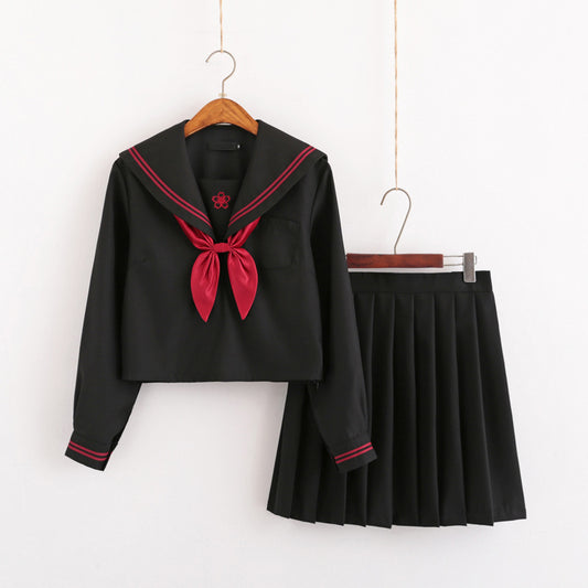 Costume de style école de marin JK uniforme fille douce japonaise 