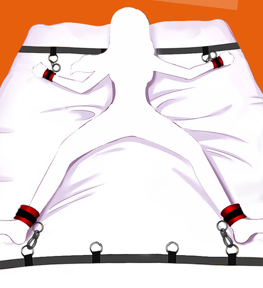 Bind Locked On The Bed And Spread
