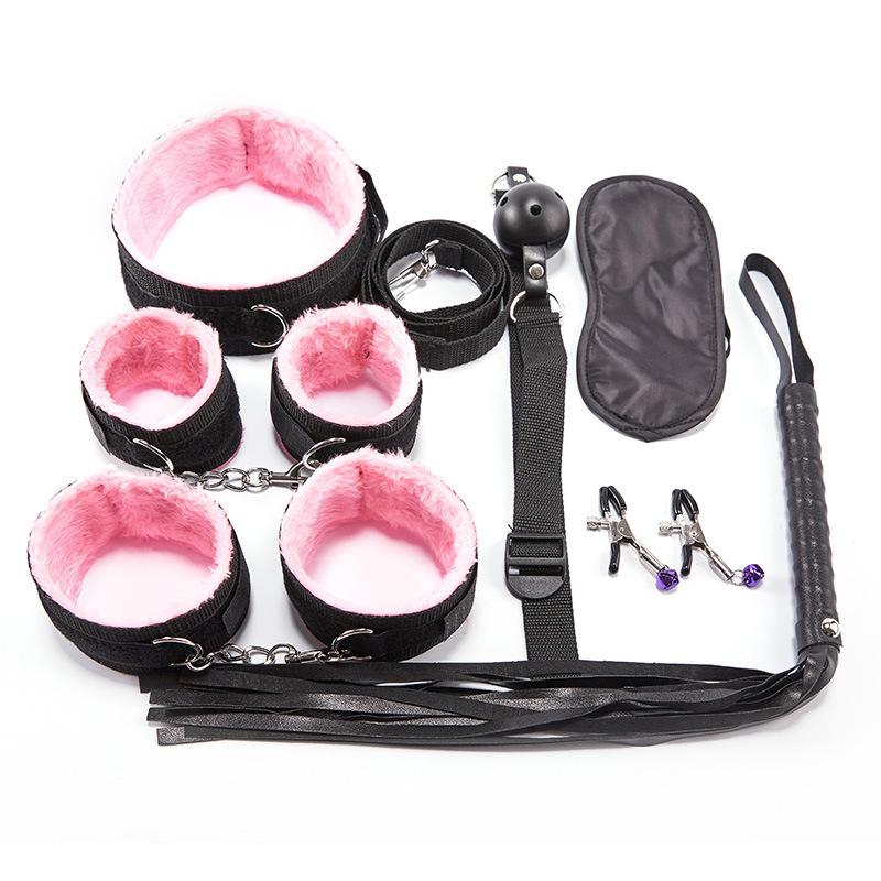 BDSM Gear 7 PCS Set-She can not close her legs so it is easy to play with