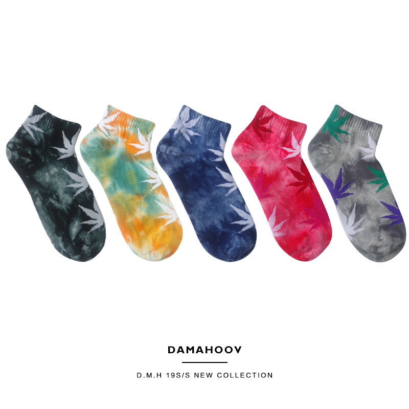 Tie-dye Harajuku Kawaii Japanese Pastel Graphic Short Socks
