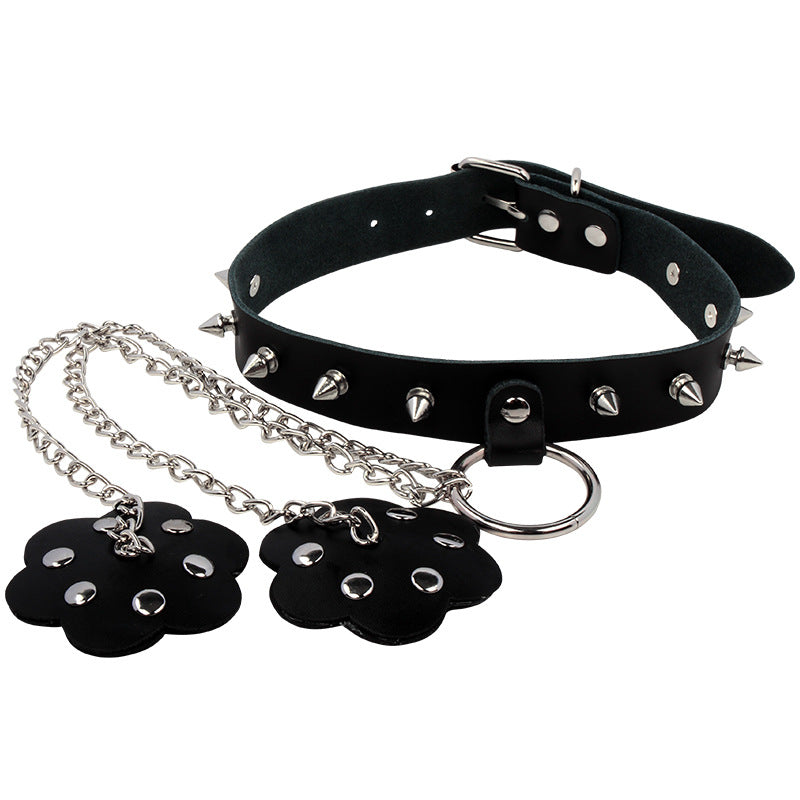 Sofyee BDSM Rivet Dog Slave Collar With Adult Sex Toys Alternative Toy Sofyee BDSM Rivet Dog Slave Collar With Adult Sex Toys Alternative Toy