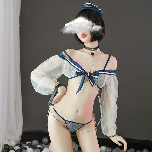Japanische sexy Anime-Dessous – Sailor School Girl 
