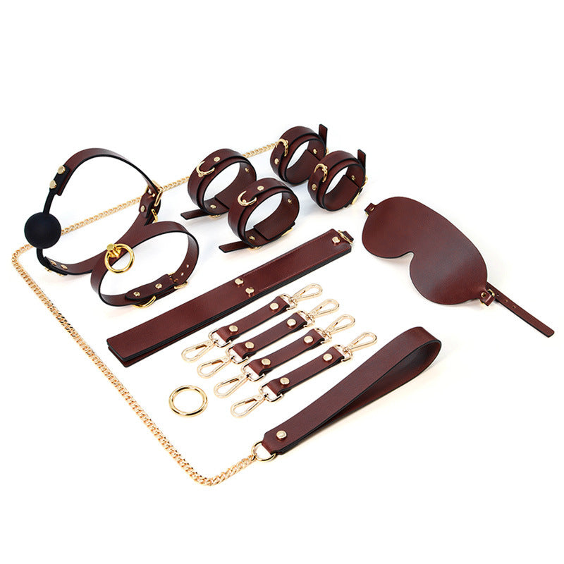Sexspielzeug, gebündeltes Halsband-Ball-Trainingsgerät, 8-teiliges Set 