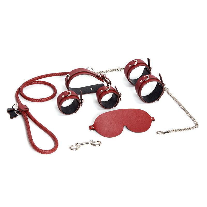 Sofyee BDSM Binding Bondage Leather-6 Piece Set