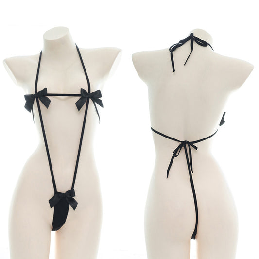 Zweidimensionale sexy Bikini-Unterwäsche mit kleiner Schleife 