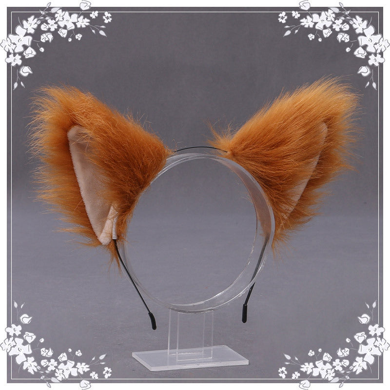 Anime Plush Fold Fox Ear Hairpin