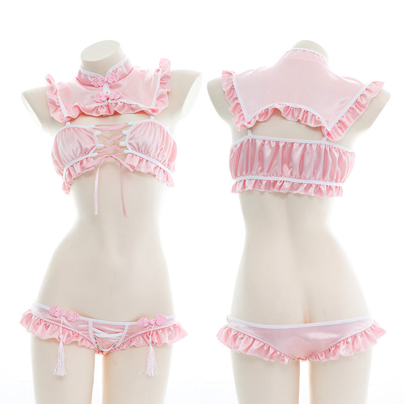 Sofyee Kawaii Sexy Anime Lolita Pink Set