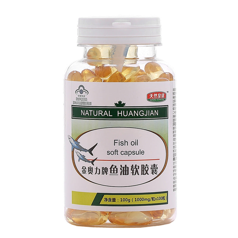 Compléments alimentaires de capsules d'huile de poisson anti-âge blanchissantes
