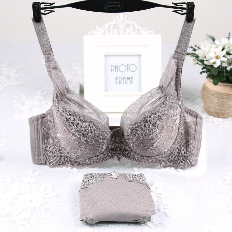 Come To See Me Underwire Lace 3/4 Cup Bra - sofyee