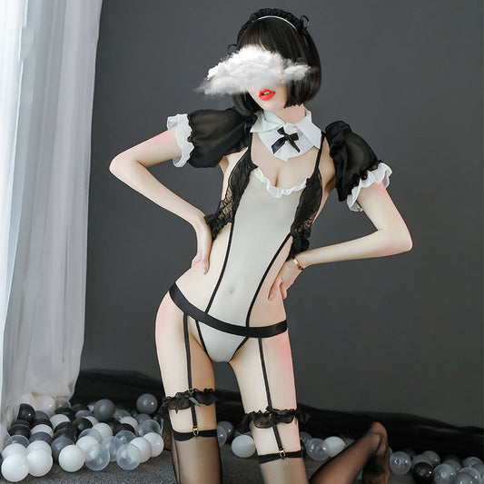 Sofyee Sexy Dienstmädchen-Kostüm, Cosplay-Anzug 