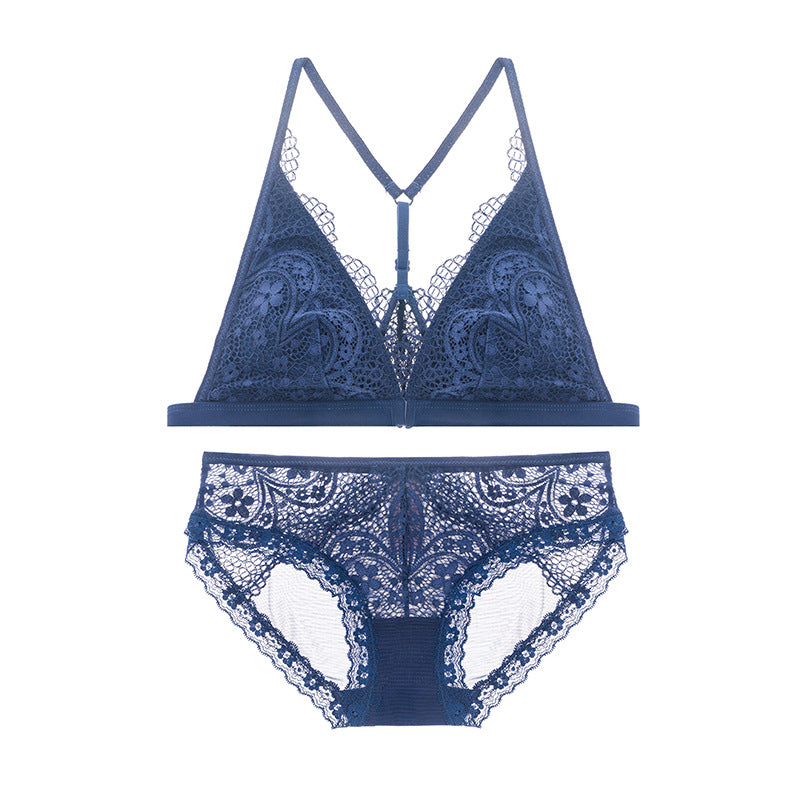 Sheer Mesh Lace Floral Embroidered Bra & Panty Sets – Sofyee