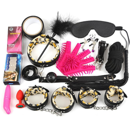 17-teiliges Set für BDSM-Ausrüstung – Trunk Captive