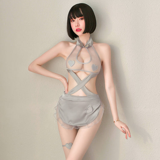 Japanese Sexy Transparent Apron