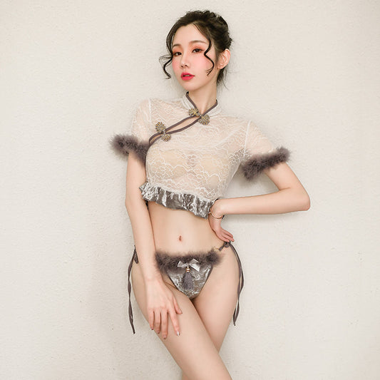 Sexy Anime Kawaii japanisches klassisches Dienstmädchen-Set 