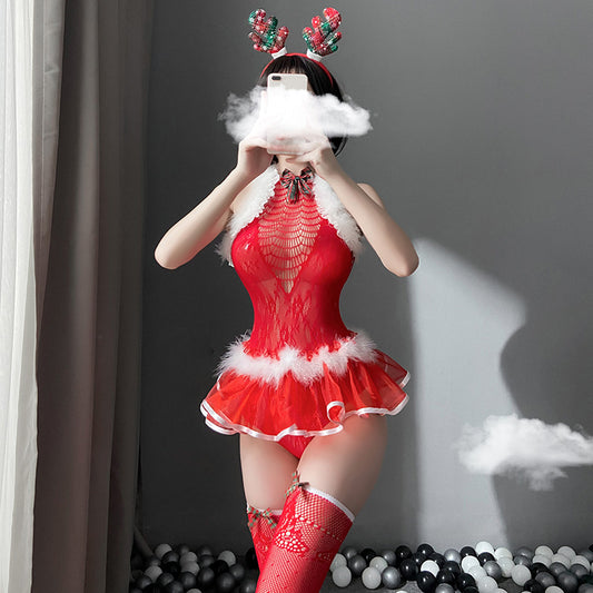 Sexy Cosplay Noël Princesse Robe Uniforme Sous-Vêtements 
