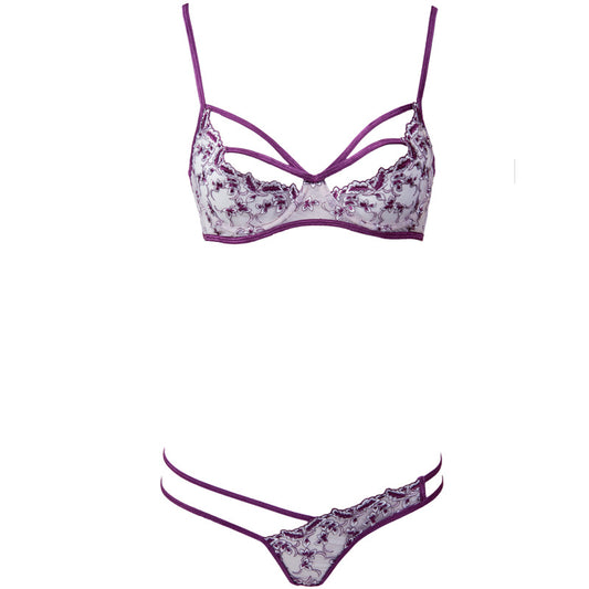 Sexy Purple Midnight Underwire Lingerie