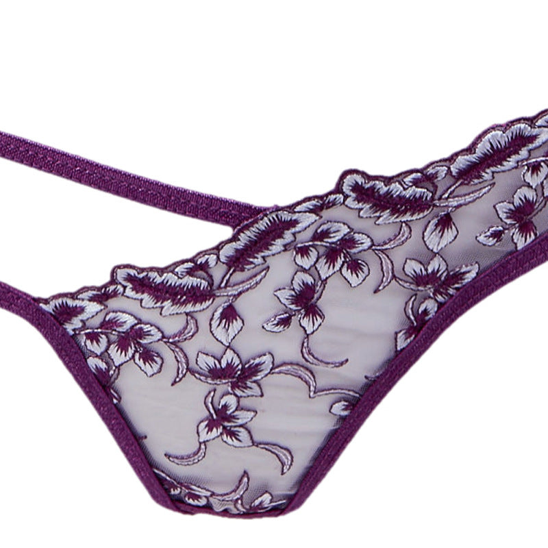 Sexy Purple Midnight Underwire Lingerie