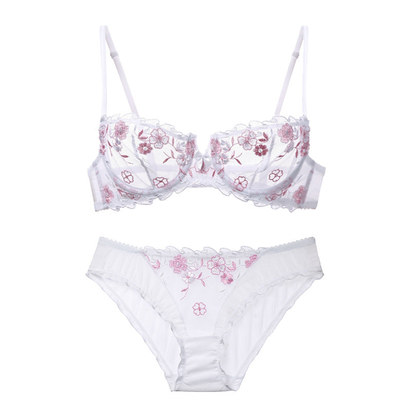 Deadly Flirt All Over lace Floral Soft-cup Balconette Bra Set – Sofyee