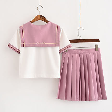 Japanese Cosplay Sailor Uniform Shirt Plus Size Sexy Korean School